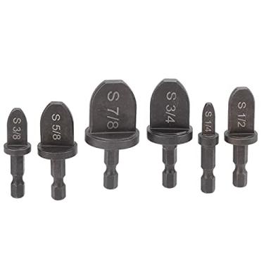 Imagem de FTVOGUE Expansor de Tubo 6 Peças Com Rolamento de Aço Alça Sextavada Ar Condicionado Conjunto de Ferramentas de Estampagem de Tubo de Cobre para de Cobre, 6 Tamanhos Diferentes, Simples de Usar,