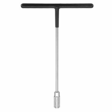 Imagem de HARFINGTON Chave de soquete em T 11 mm de aço de carbono métrico de 6 pontos hexagonais hexagonais em forma de T com alça antiderrapante para reparo de motocicleta, veículo, carro, bicicleta