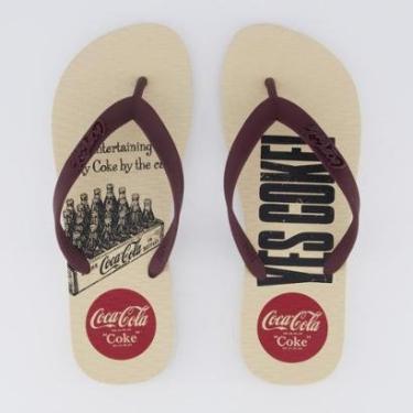 Imagem de Chinelo Coca Cola Yes Coke! Masculino-Masculino