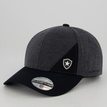 Imagem de Boné Botafogo Sarja Cinza Mescla-Unissex