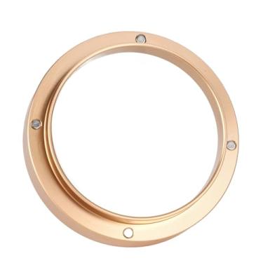 Imagem de Zerodis Funil Doseador de café Expresso de Alumínio Profissional 58mm, Anel Doseador de café para Portaffiter, Funil Acessório de Premium (Ouro)