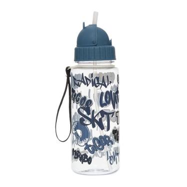 Imagem de Garrafa Com Canudo Tigor T Tigre Street Azul