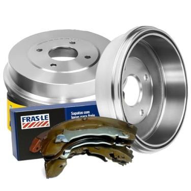Imagem de Kit Freio Traseiro Compatível com Courier 1997 a 2012 Tambor HF19A + Sapata FD/130-CPA
