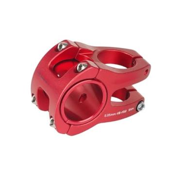 Imagem de Mesa de guidão curta para MTB 31,8x35/50mm em liga de alumínio, ponte para bicicleta, peças para bicicleta de estrada.(Red 31.8x35mm)