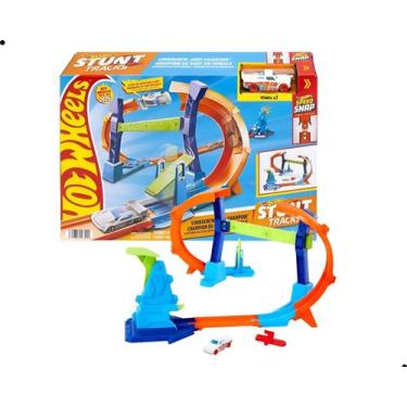 Imagem de Pista hotwheels campeão de salto espiral-mattel