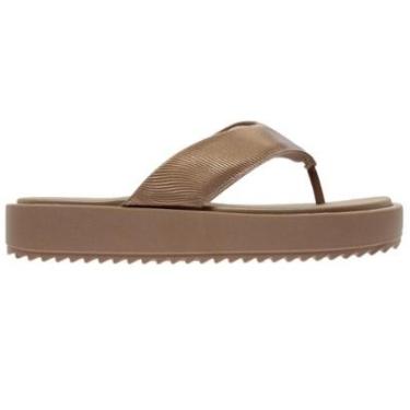 Imagem de Tamanco Flatform Tratorado Feminino Moleca 5489.100 Nude-Feminino