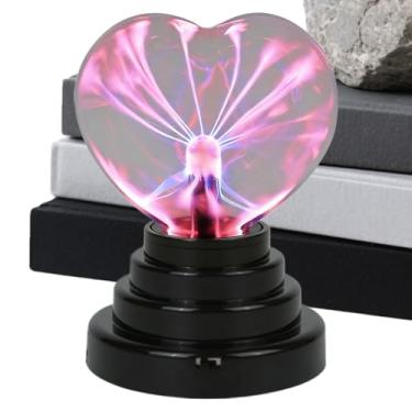 Imagem de Lâmpada Com Bola De Plasma | Brinquedo de Luz de Ambiente Sensível ao Toque e ao - Globo de Plasma | para Crianças, Meninos, Meninas e Adolescentes, para Quarto, Sala e Decoração Noturna, e para o