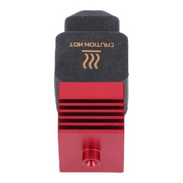 Imagem de Asixxsix Hotend H2D de Alto Fluxo, Kit Hotend H2D em Aço Endurecido, com Bloco Dissipador de Calor Vermelho, para Impressora 3D BambuLabH2D Combo com Bico de 0,6 mm