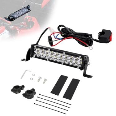 Imagem de Barra de luz para bicicleta suja 60W 2500LM, farol de LED Plug-n-Play para CRF110 CRF125 KLX110 TTR110 DRZ400 CRF250 CRF450 KLX140Rf, universal 7/20.3 cm acessórios de motocicleta