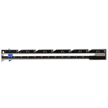 Imagem de Régua de costura Régua de retalhos Medidor de acolchoamento Ferramenta de medição de aço inoxidável para projetos de bordado e acolchoamento de artesanato de alfaiataria DIY