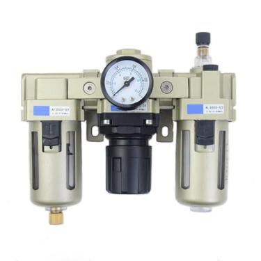 Imagem de AC2000-02 1/10.2 cm medidor regulador de pressão compressor de ar filtro separador de óleo para desumidificador de água 1 peça (AC2000-02)
