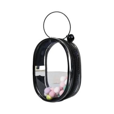 Imagem de Bolsa De Armazenamento Transparente Para Mini Bonecos De Pelúcia, Caix