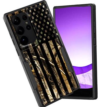 Imagem de CICPLKSE Capa protetora para Galaxy S23 Ultra, camada dupla, híbrida, à prova de choque, rígida, de policarbonato macio, TPU (poliuretano termoplástico), capa protetora para Samsung Galaxy S23 Ultra