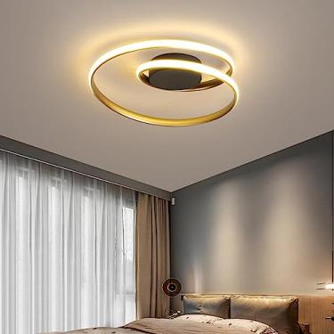 Imagem de Luminária de teto LED moderna e regulável, com design criativo, ideal para quarto infantil, sala de estar, quarto, escritório, sala de jantar e cozinha. Luminária pendente para mesa de janta