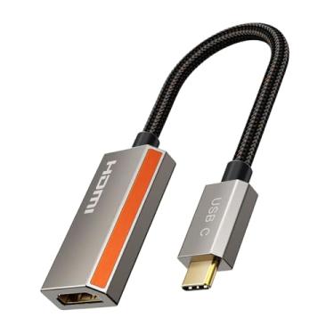 Imagem de Adaptador Gamer USB C Thunderbolt para HDMI 2.1 8K60Hz 4K144Hz 2K240Hz CableTime
