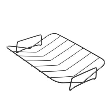 Imagem de IEUDNS Grelha para assar peru, fácil de limpar, premium, portátil, em formato de V, para uso doméstico, Style C