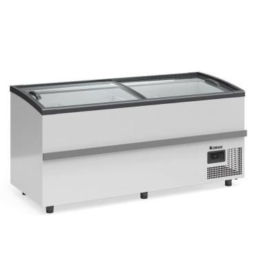 Imagem de Expositor Ilha Supermercado Dupla Ação GISM190 Inox Gelopar Bivolt