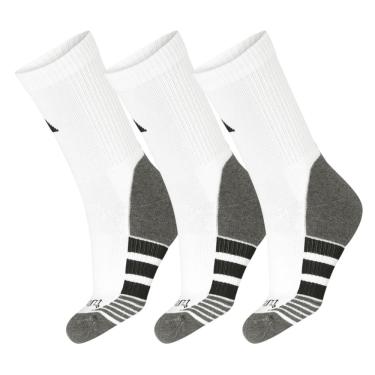 Imagem de Meia Adidas Performance Climacool Com 3 Pares - Branco-M
