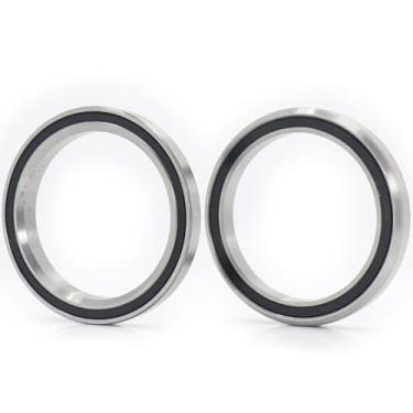 Imagem de XMGKMN MH-P16 Rolamentos de fone de ouvido de bicicleta 40 * 52 * 7 mm 45/45 graus (2 peças) rolamento de bicicleta de contato angular estrada 4052 52 40 7
