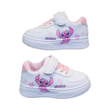 Imagem de Tênis Casual Infantil Unissex Branco Angel Basket Tamanhos 21-31 - MIN