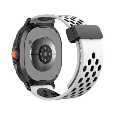 Imagem de Pulseira De Silicone Com Fivela Magnética D De 46mm 44mm 40mm Para Sam