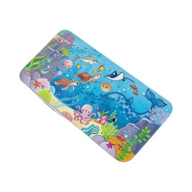 Imagem de Tapete De Banho Antiderrapante Em PVC 15x27.6in Com Ventosas E Furos D