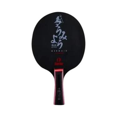 Imagem de Raquete De Tênis De Mesa KOKUTAKU Em Madeira De Carbono Preto Puro, Ra