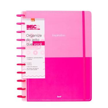 Imagem de BRW Caderno Disco Universitário Inspirations 80 Folhas