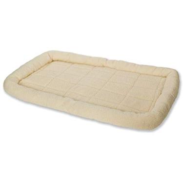 Imagem de Little Giant Pet Lodge Cama de lã para animais de estimação, tamanho extra grande de 104 cm, creme