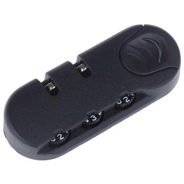 Imagem de Cadeado para Mala com Senha de 3 Segredos - Malissima, Preto