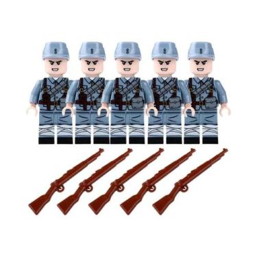 Imagem de Bonecos De Montar De Soldados Militares Da Segunda Guerra Mundial, Peq