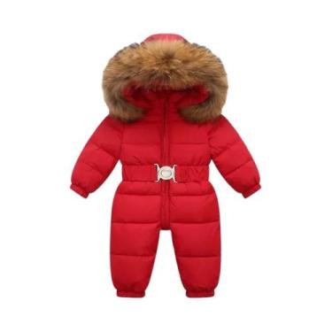 Imagem de Jaqueta Impermeável Com Capuz Para Meninas E Meninos, Macacão De Inver