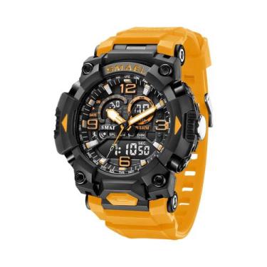 Imagem de Relógio Esportivo À Prova d'Água SMAEL 8099 Com Alarme E Luz Noturna P
