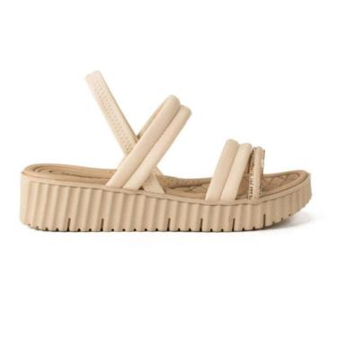 Imagem de Sandalia Campesi Flatform - Feminina - Creme-Feminino