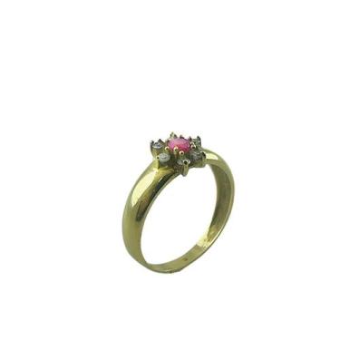 Imagem de Anel em Ouro 18K com Rubi e Diamantes - Joia de Compromisso - Justino 