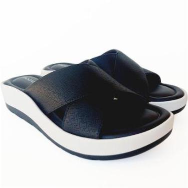 Imagem de Chinelo Slide Anabela Piccadilly Anatômico Macio Confortável-Feminino