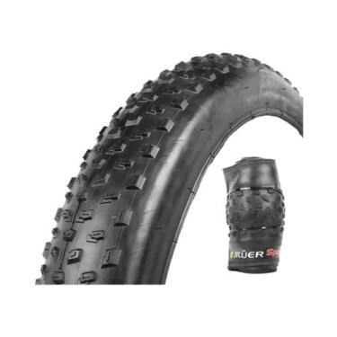 Imagem de Pneu De Bicicleta MTB Gravel Dobrável Preto/Amarelo 60TPI 26 27.5 29 P