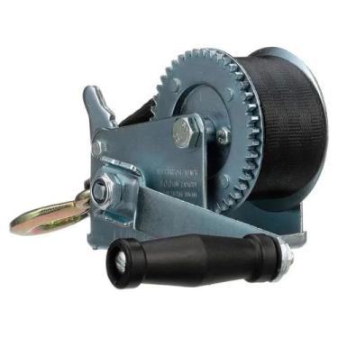 Imagem de Guincho manual 800lbs com fita 7m catraca carretinha jet 350kg - LIFEK