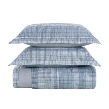 Imagem de Colcha Cobre Leito Queen Karsten 100% Algodão Percal 3 peças, Samuel