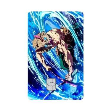 Imagem de Adesivos De PVC Para Cartão De Crédito Anime DIY Nezuko Tanjirou Tomio