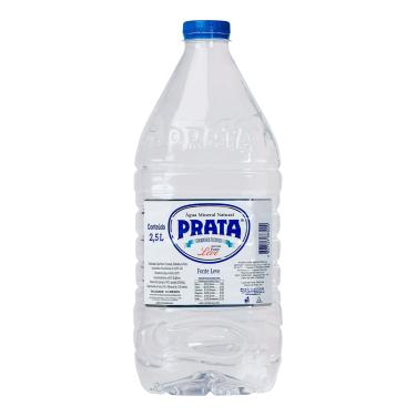 Imagem de ÁGUA MINERAL PRATA PET 2,5 LITROS PACK C/ 4UNID