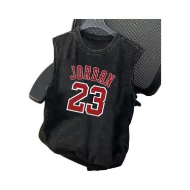 Imagem de Camiseta Regata Masculina Oversized Com Estampa Gráfica Vintage Lavada