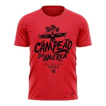 Imagem de Camiseta Braziline Flamengo Tetra Liberta Masculina-Masculino