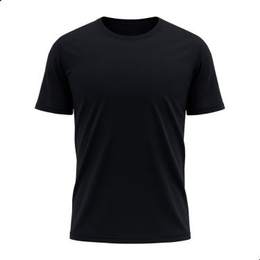 Imagem de Camiseta Básica Unissex Dry Lisa Tradicional Poliéster Confortável Treino-Unissex
