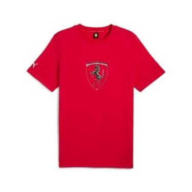 Imagem de Camisa Puma Ferrari Race Tonal Big Shield Masculina-Masculino