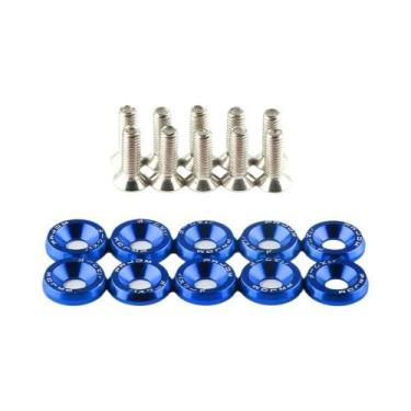 Imagem de Kit De Arruelas Sextavadas Universais De Alumínio M6 X 20mm, 20 Peças,