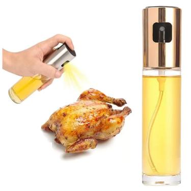 Imagem de Borrifador De Azeite Vinagre Spray Pulverizador 100ml Vidro