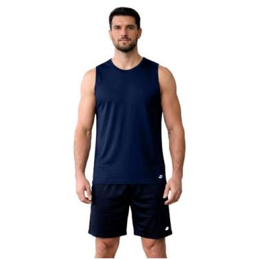 Imagem de Conjunto Masculino Academia Regata e Bermuda Dry Fit Treino Esportivo 