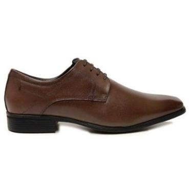 Imagem de Sapato Social Masculino Jota Pe Couro Dark Marrom - 8920-Masculino