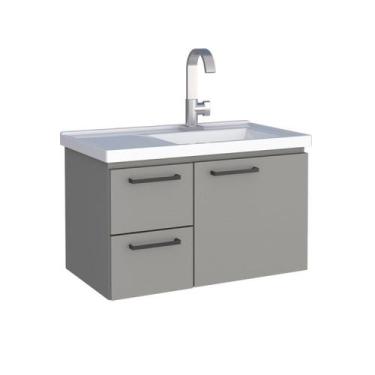 Imagem de Gabinete para Banheiro em Aço 61,5cm Romã - Cozimax